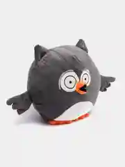 Серый мягкая игрушка с пледом и подушкой "Сова"
