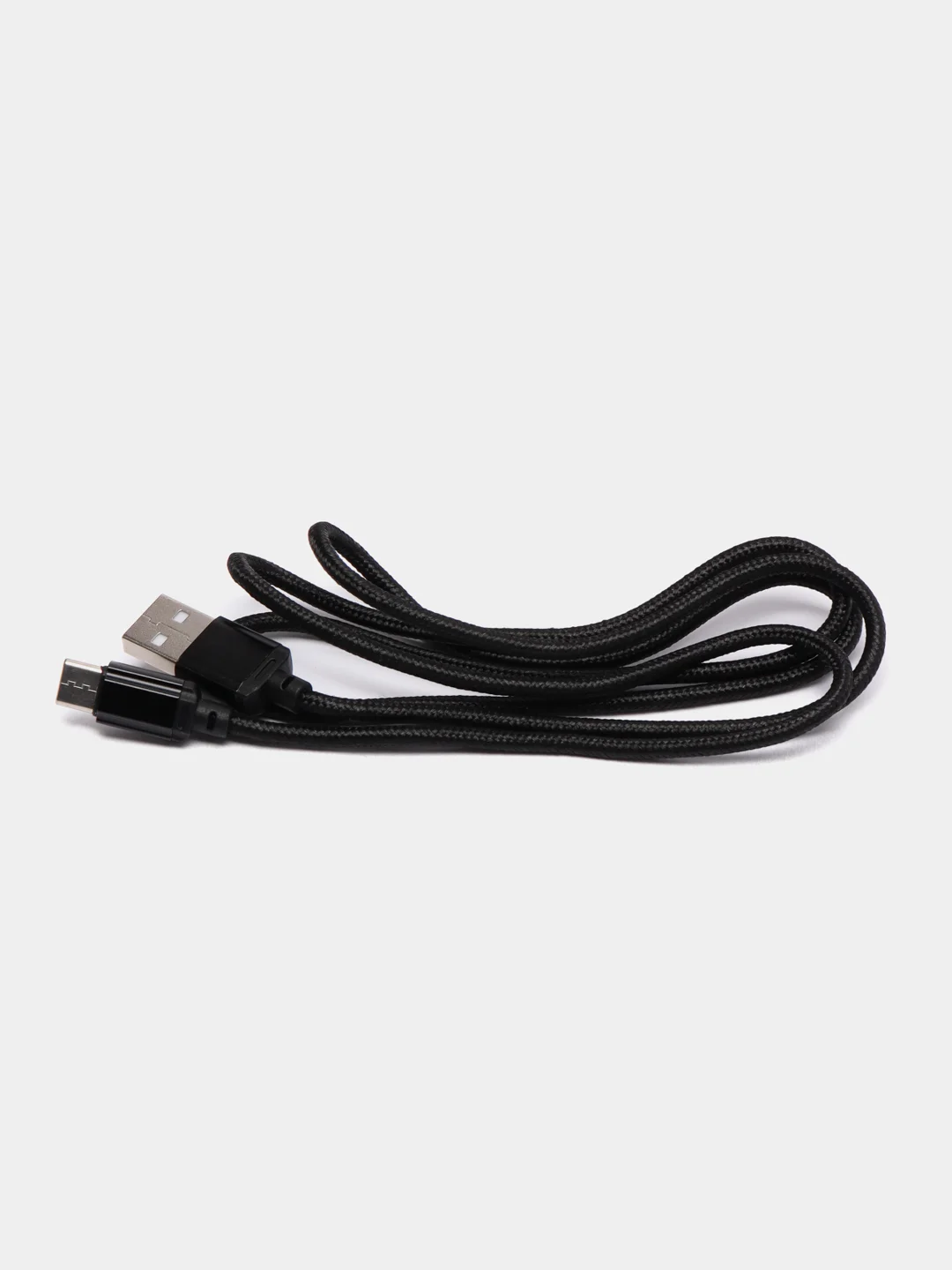 Черный кабель BOROFONE BX87 для iPhone и Android, Micro-USB / Type-C / Lightning, в тканевой оплетке