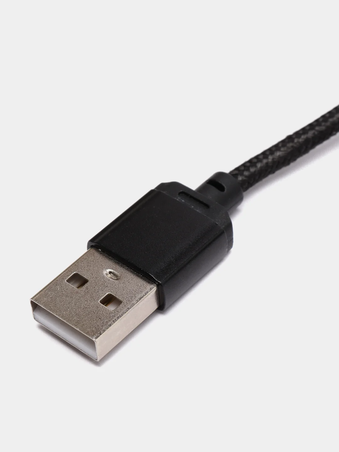 Черный кабель BOROFONE BX87 для iPhone и Android, Micro-USB / Type-C / Lightning, в тканевой оплетке