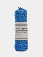 Лазурный нитка капроновая / полиамидная  крученая 100 м X 1 мм / обувная / рыболовная/