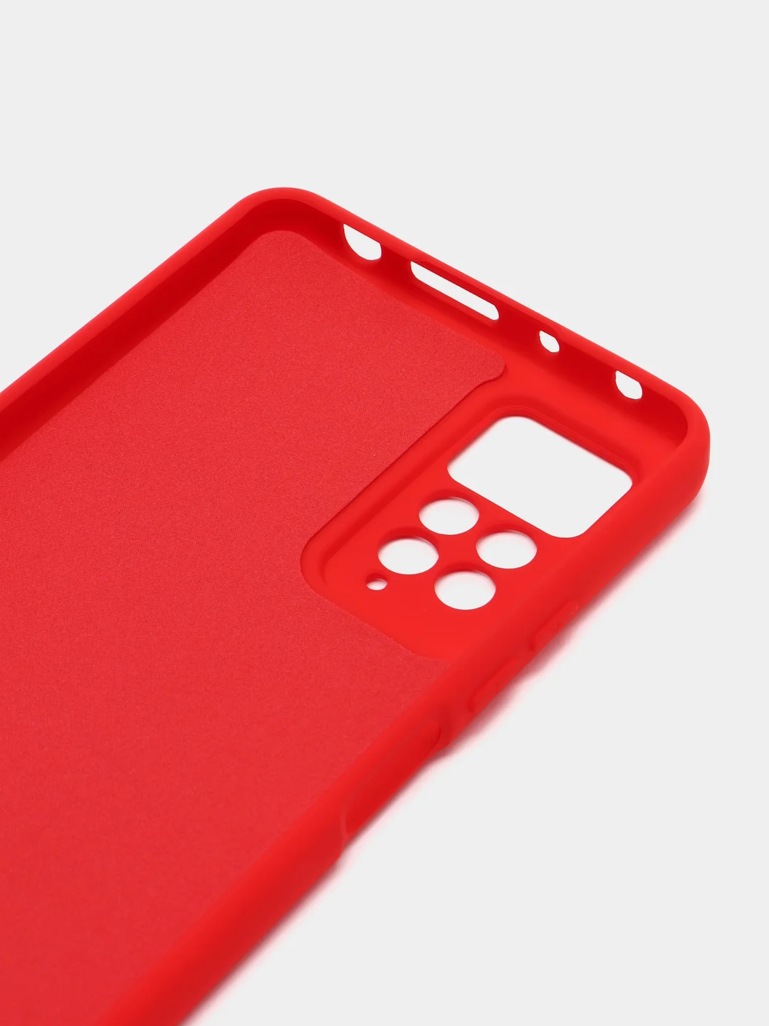 Красный чехол Silicone Cover Redmi Note 11 Pro / Note 12 Сяоми Редми Нот 11 Про 4G