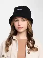 Черный панама меховая  шляпа