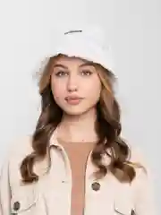 Белый панама меховая  шляпа