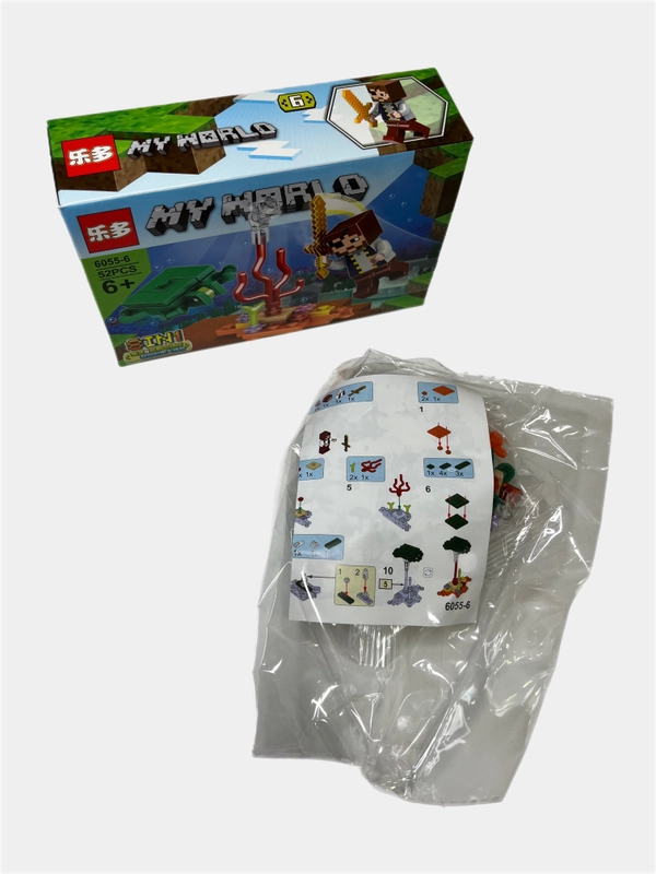 Конструктор детский My world, по мотивам игры Майнкрафт