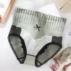 Хаки трусы женские с высокой посадкой