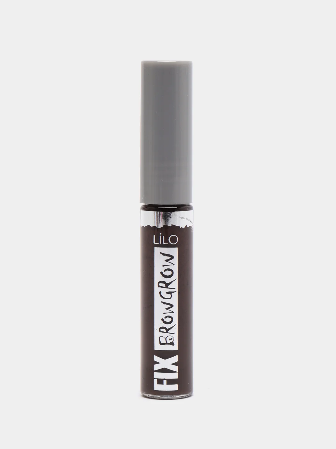 Тёмно-коричневый тушь-корректор для бровей LiLo FIX BROW GROW