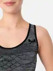 Черный топ женский, спортивный