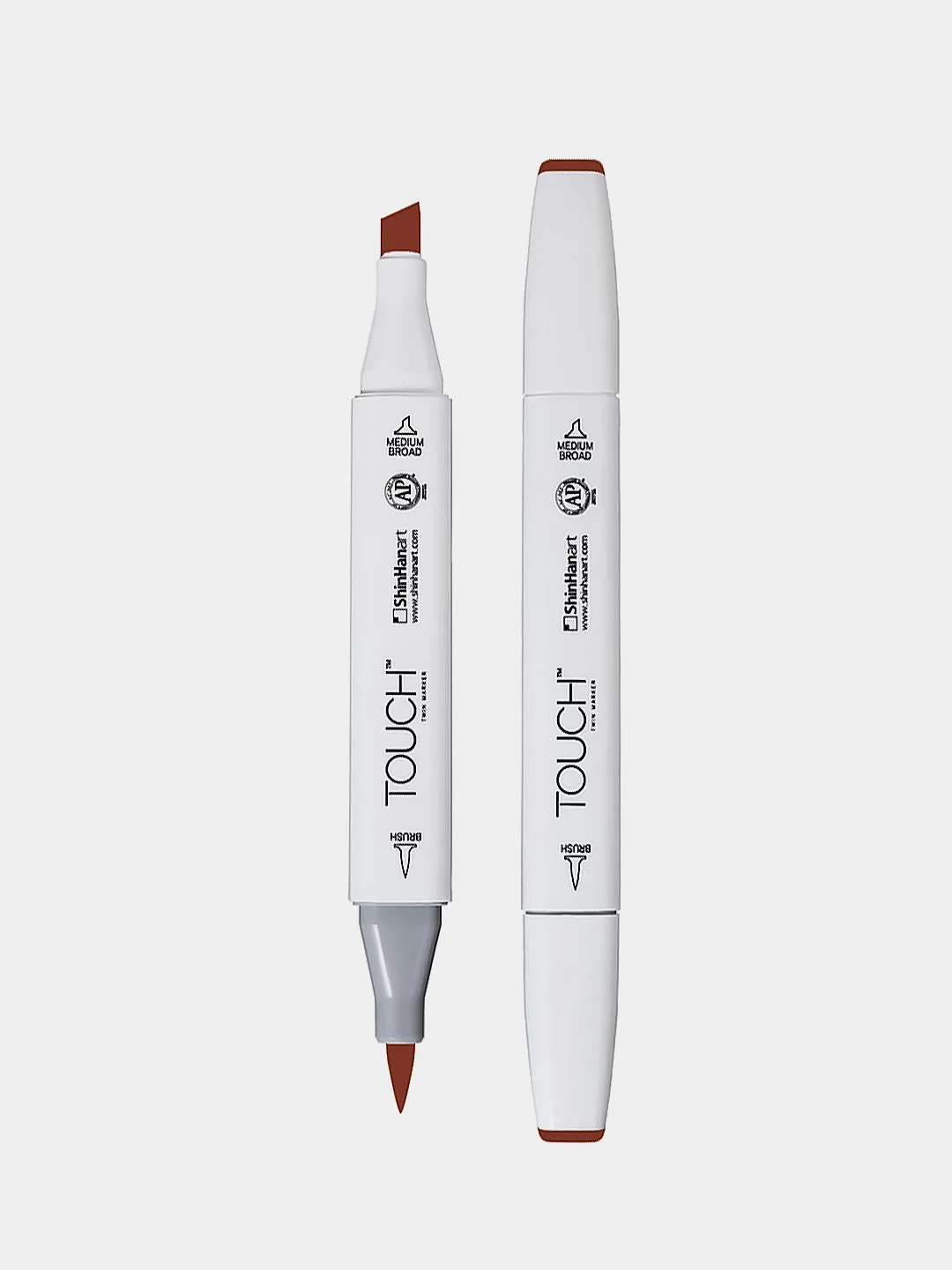 Маркер для скетчей TOUCH BRUSH двухсторонний цв.094 корич кирпичн