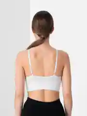 Белый топ базовый, спортивный