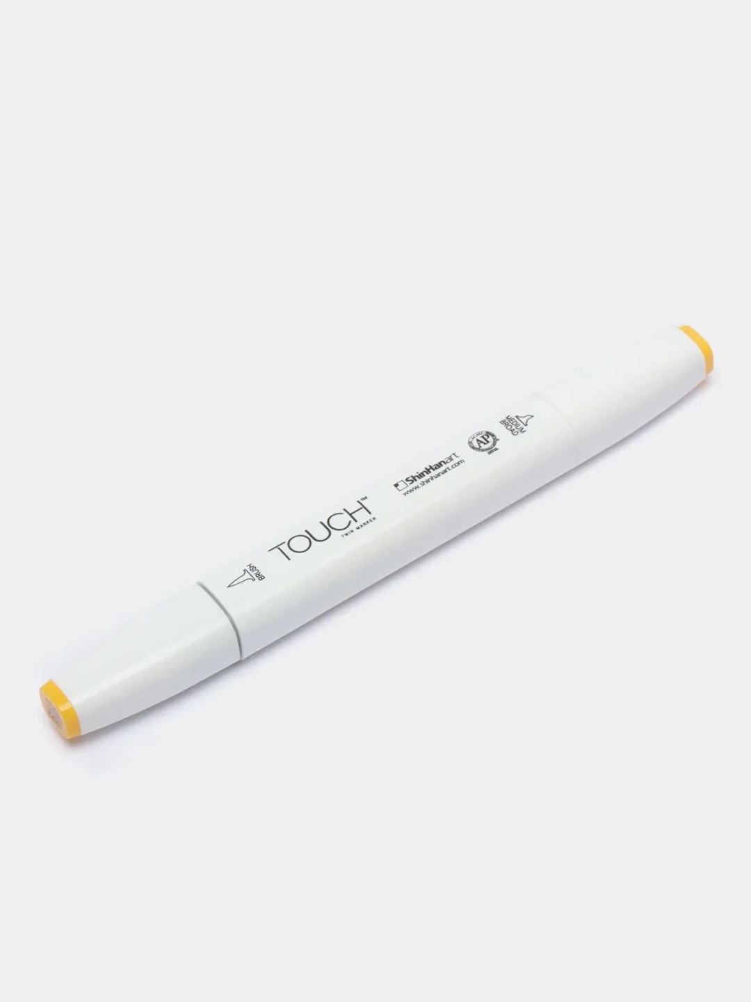 Маркер для скетчей TOUCH BRUSH двухсторонний цв.222 желтый золотой
