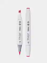 Маркер для скетчей TOUCH BRUSH двухсторонний цв.004 красный яркий