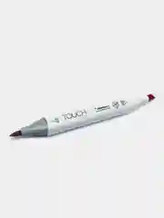 Маркер для скетчей TOUCH BRUSH двухсторонний цв.004 красный яркий