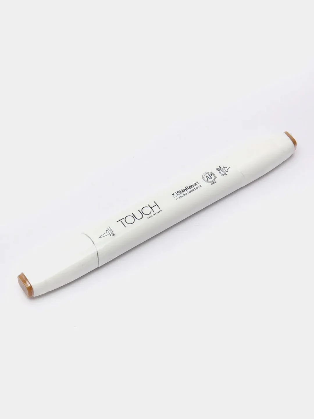 Маркер для скетчей TOUCH BRUSH двухсторонний цв.101 охра желтая
