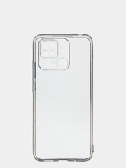 Чехол для Xiaomi Redmi 10C / Poco C40 прозрачный силиконовый