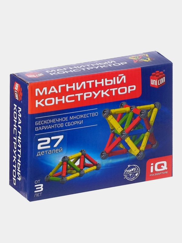 Магнитный конструктор, 27 деталей