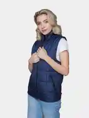 Утеплённый жилет Офис синий