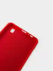 Красный чехол для Realme C31 / Реалми С31 силиконовый, цветной, с мягким подкладом