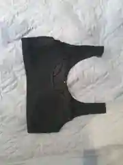 Черный топ бельевой, с чашкой, 2 вида