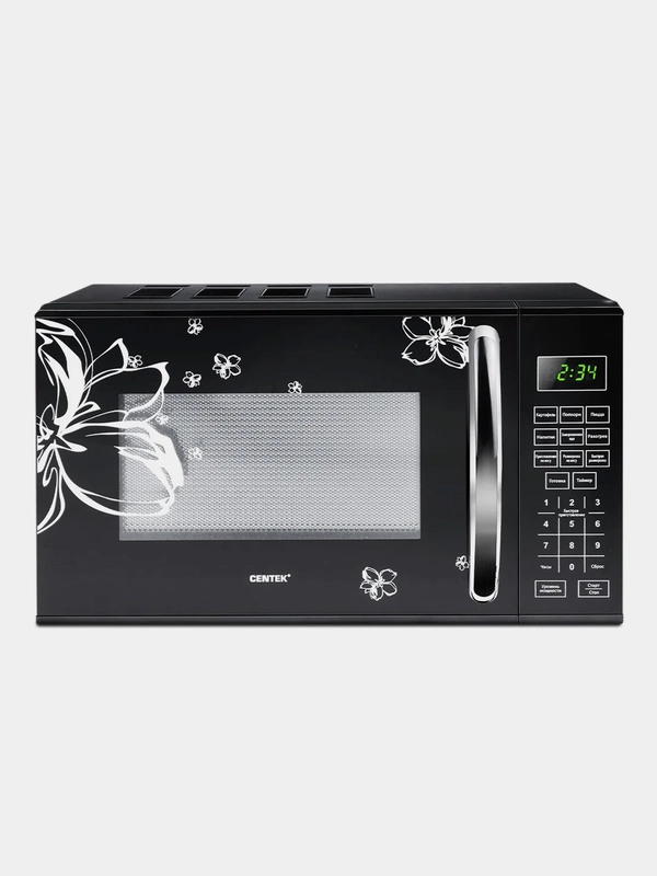 Микроволновая печь Centek CT-1579, 700Вт, 20л, сенсор, 10 программ, LED дисплей, черный