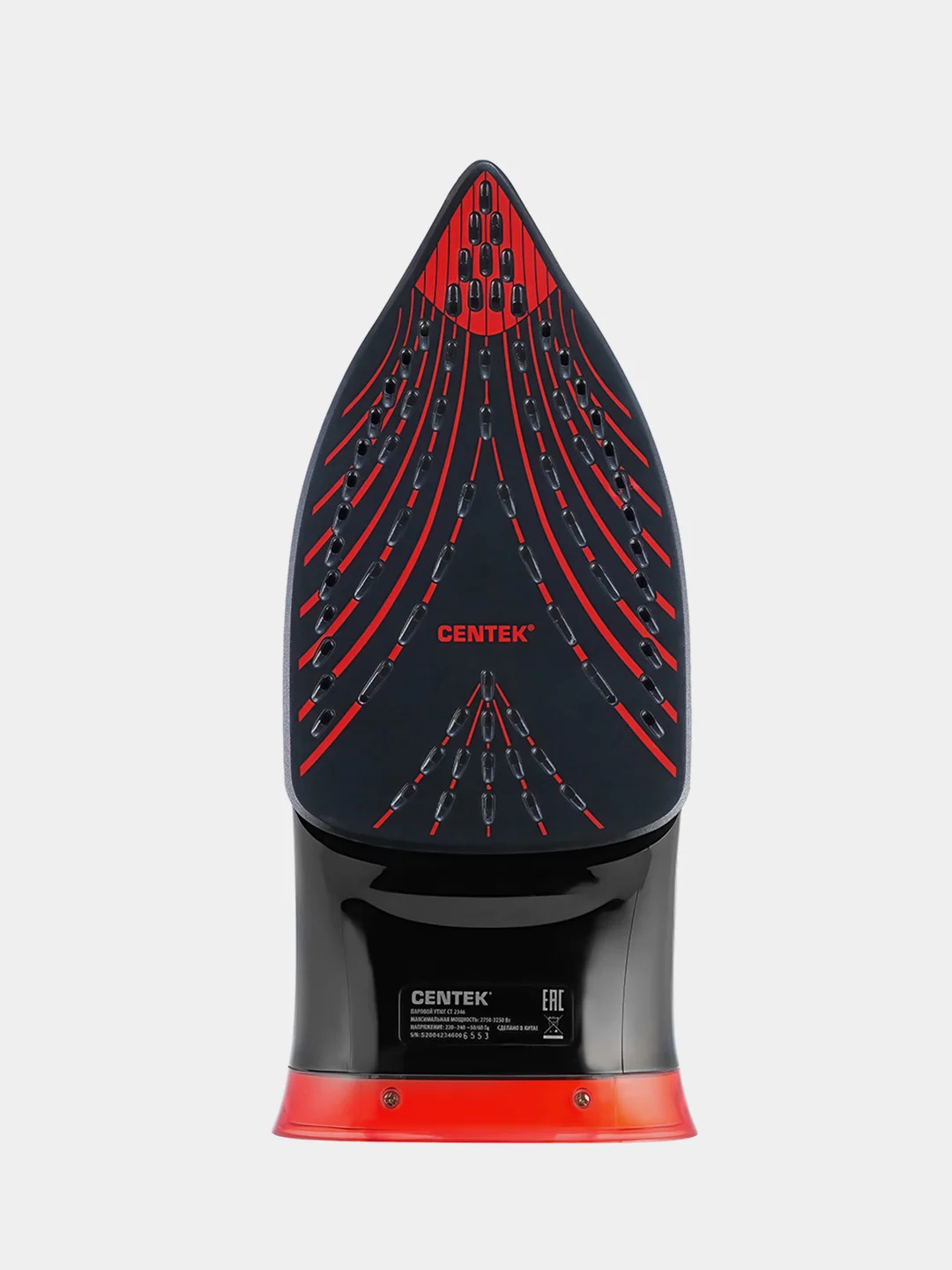 Утюг Centek CT-2346, 3000Вт, мощный паровой удар, керамическая подошва, самоочистка, 380мл
