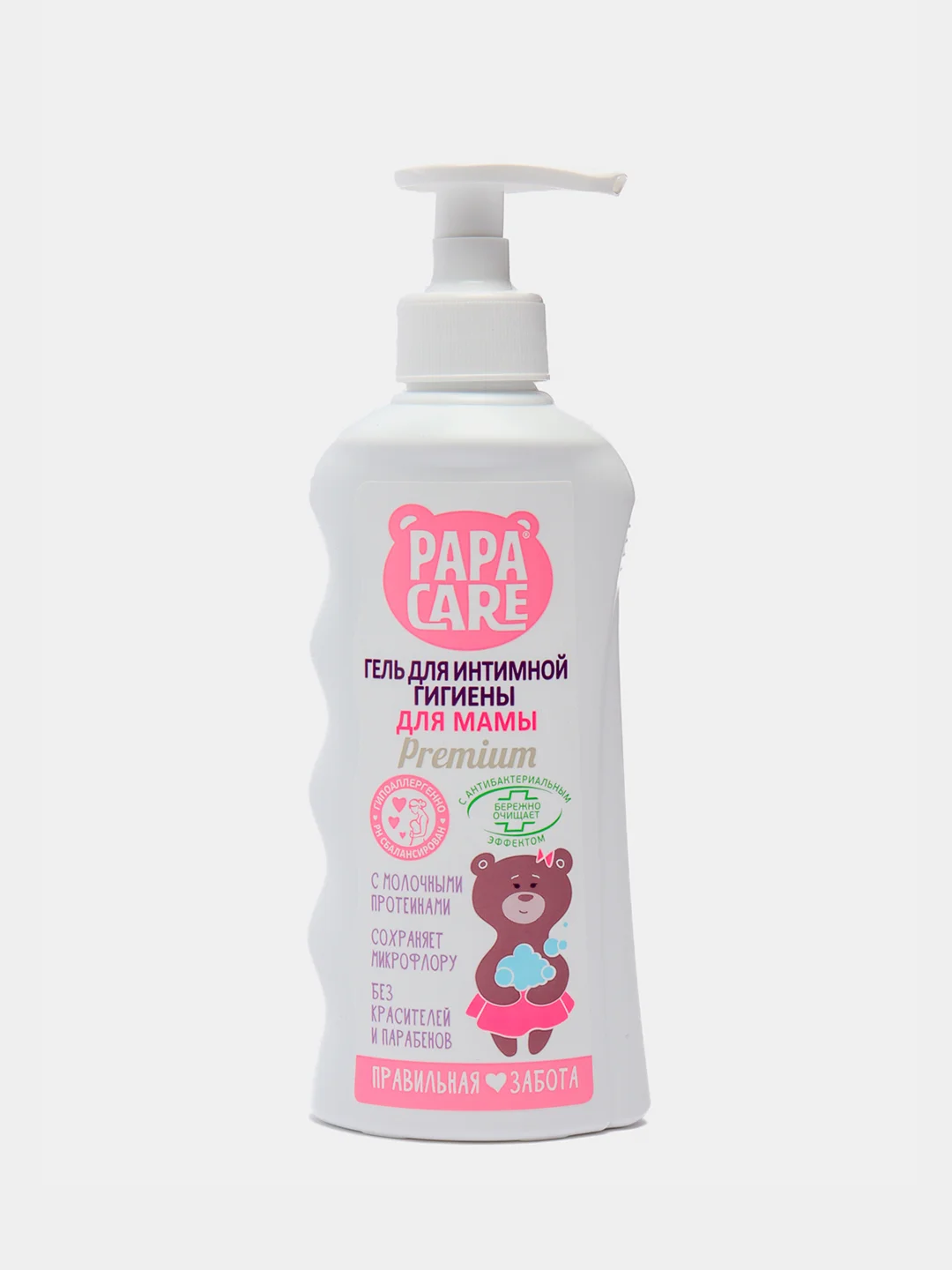 Гель для интимной гигиены мам Papa Care с молочной кислотой и пантенолом 250мл