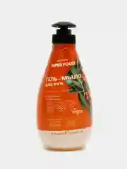 Гель-мыло для рук Cafe Mimi Super Food "Облепиха и шалфей", 370 мл