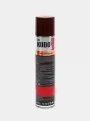 Краска KUDO для гладкой кожи, коричневая, 400 мл