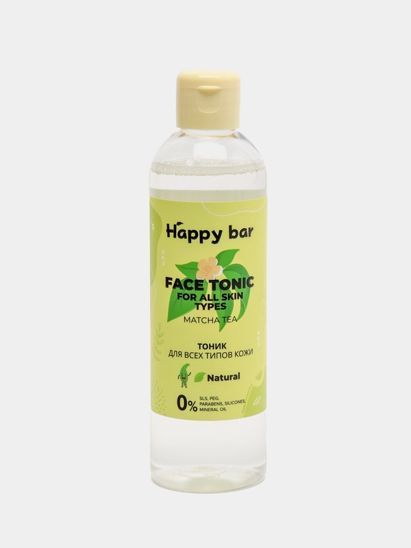 Тоник для лица для всех типов кожи Happy bar