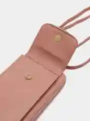 Розовый женский клатч-кошелек
