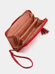 Красный кошелек - КЛАТЧ ЖЕНСКИЙ С РЕМЕШКОМ НА МОЛНИИ