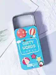 Белый твердые духи в металлической коробочке, сухие