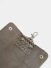 Коричневый ключница из натуральной кожи