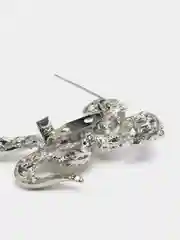Синий брошь женская "Кролик"
