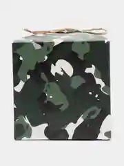 Тёмно-зелёный коробка пожарочная, новогодняя, "С Новым 2025 годом!" 12 х 12 х 12 см