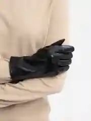 Перчатки женские кожаные