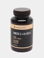 БАД к пище AWOCH ACTIVE Омега 3, с витаминами А, Д3, Е, 540 EPA / 360 DHA, 120 капсул