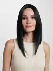 Парик удлиненное каре без челки, 38 см