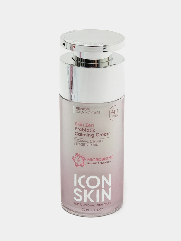 ICON SKIN Успокаивающий крем с пробиотическим комплексом для комби кожи Skin Zen, 30 мл