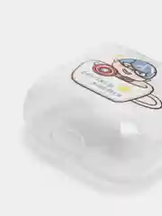 Хром чехол для наушников Apple AirPods 3 силиконовый прозрачный принт Nike / Найк