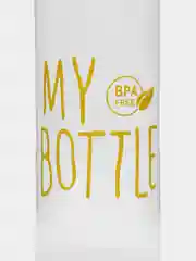 Желтый бутылка для воды My Bottle спортивная, 500 мл
