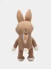 Коричневый игрушка мягкая 2в1.Игрушка + плед,Размер пледа 110/160