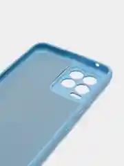 Голубой чехол Silicone Cover для Realme 8/8 Pro (Реалми 8/8 про), силиконовый