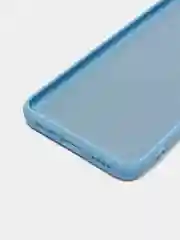 Голубой чехол Silicone Cover для Realme 8/8 Pro (Реалми 8/8 про), силиконовый