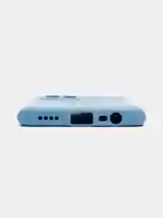 Голубой чехол Silicone Cover для Realme 8/8 Pro (Реалми 8/8 про), силиконовый