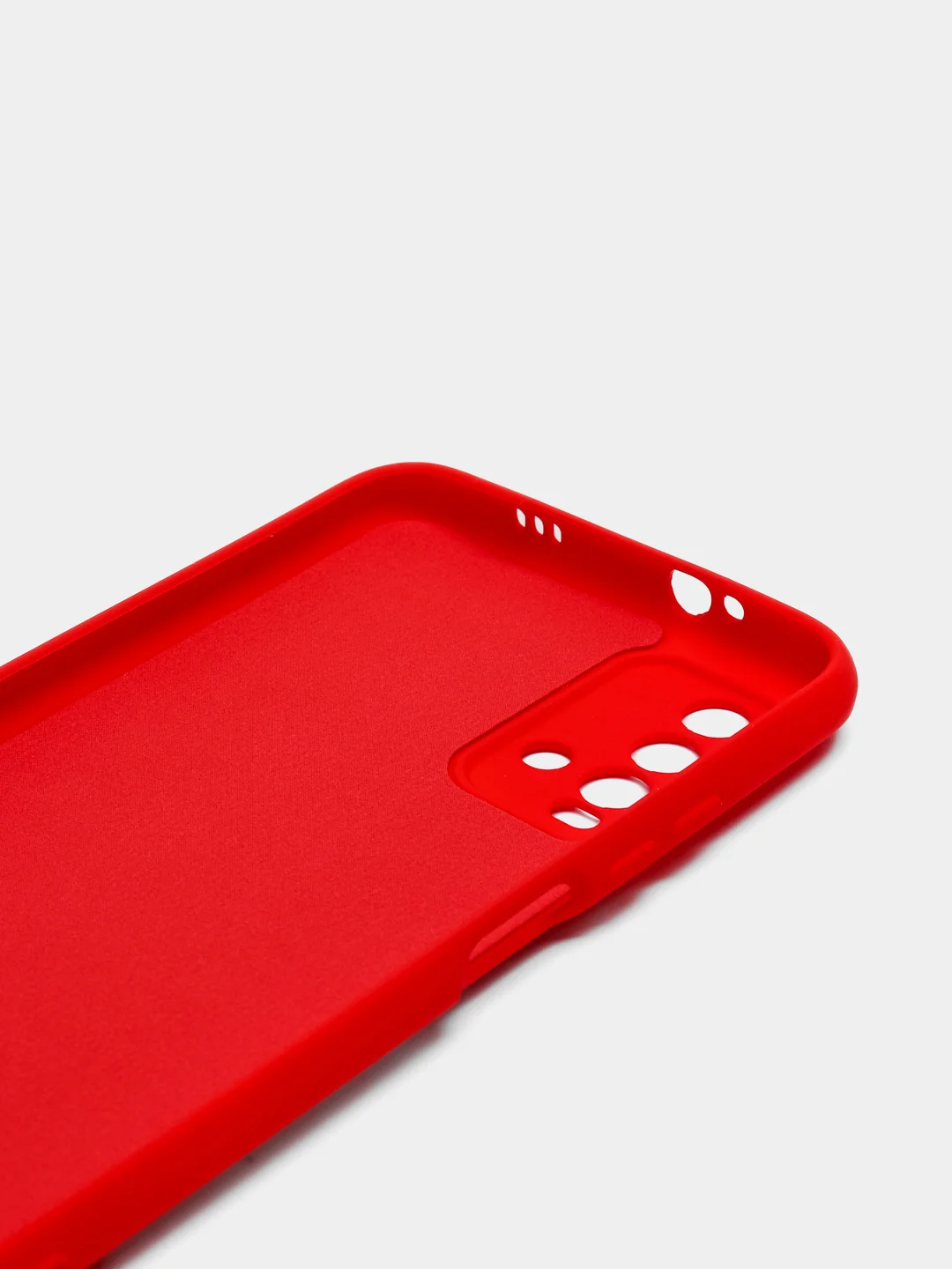 Красный чехол для Xiaomi Redmi (Сяоми Редми) 9T Silicone Cover, силиконовый