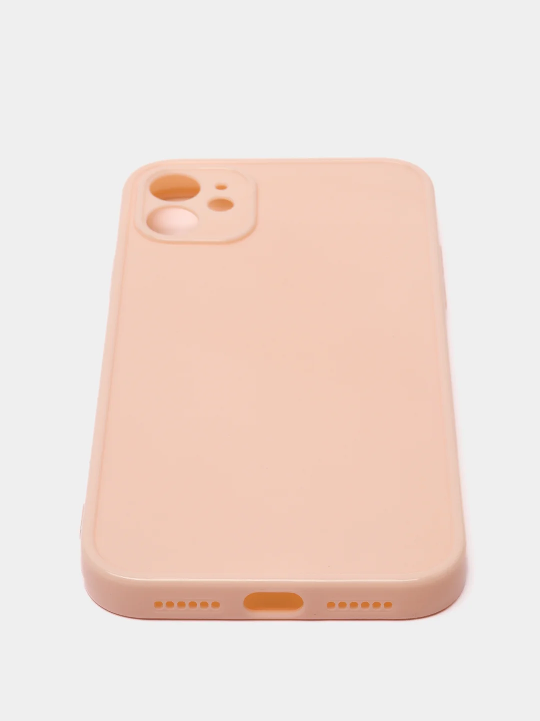 Розовый силиконовый чехол на Iphone XR/11