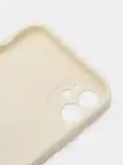Белый силиконовый чехол на Iphone XR/11