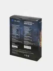 Черный мышь игровая компьютерная Oklick 965G RACER, с подсветкой проводная USB