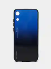 Серый меланж градиентный чехол из закалённого стекла для Huawei Honor Play 8A / Enjoy 8A