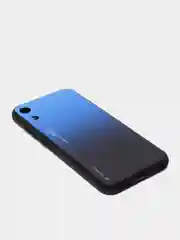 Серый градиентный чехол из закалённого стекла для Huawei Honor Play 8A / Enjoy 8A